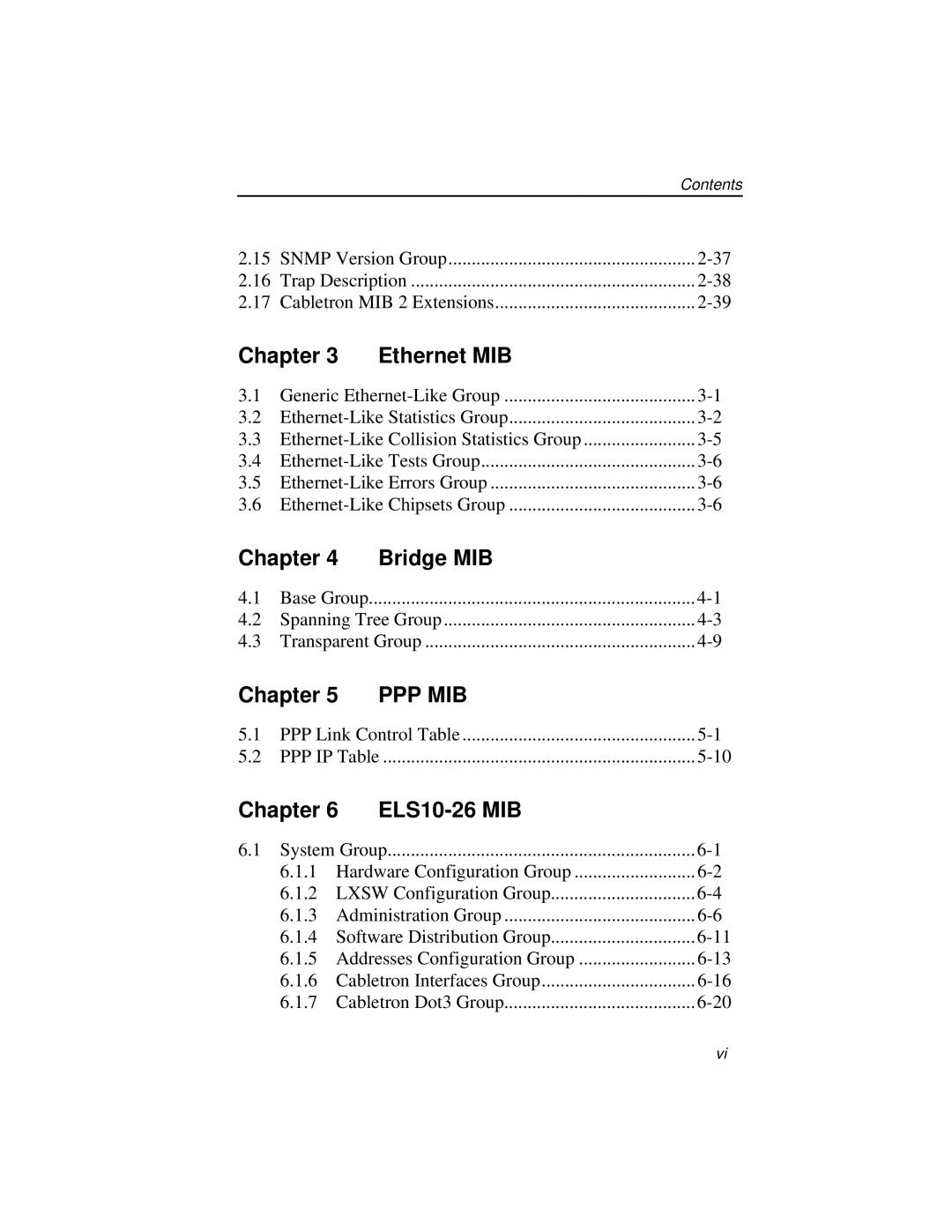 Cabletron Systems ELS10-26 manual Ppp Mib 