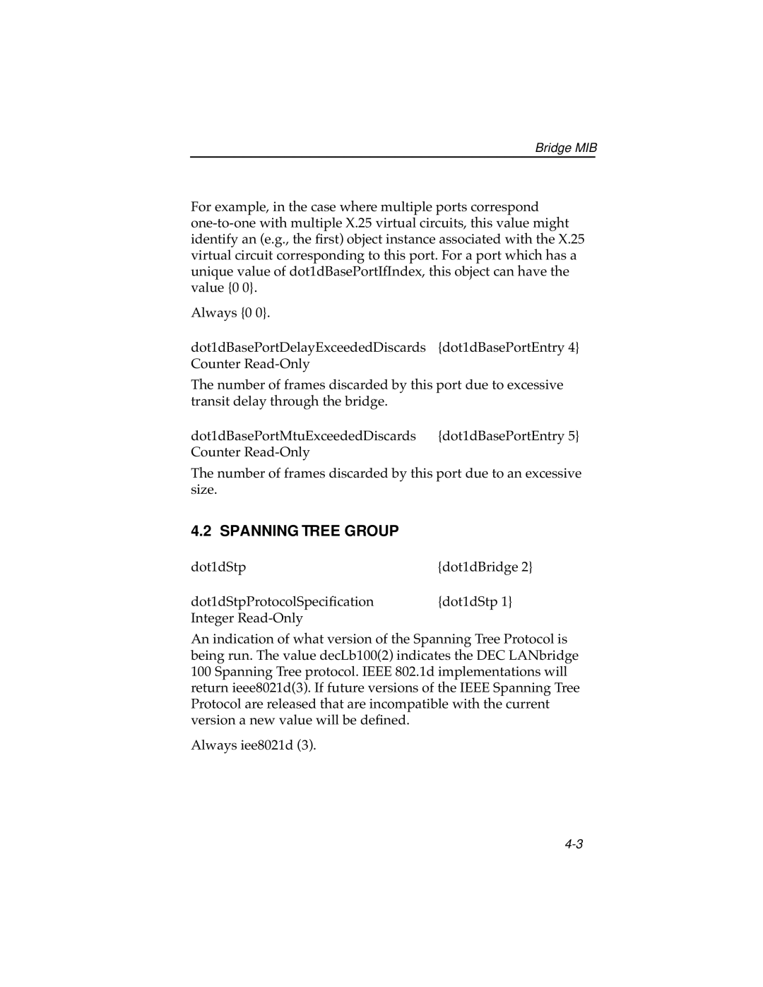 Cabletron Systems ELS10-26 manual Spanning Tree Group 