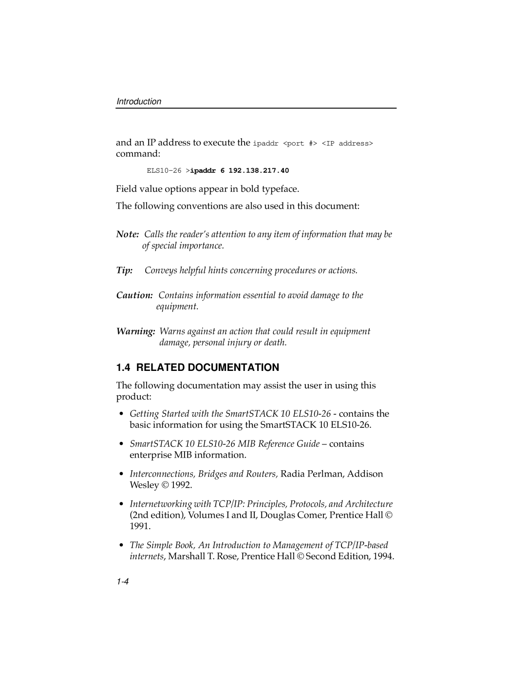 Cabletron Systems ELS10-26TX manual Related Documentation 