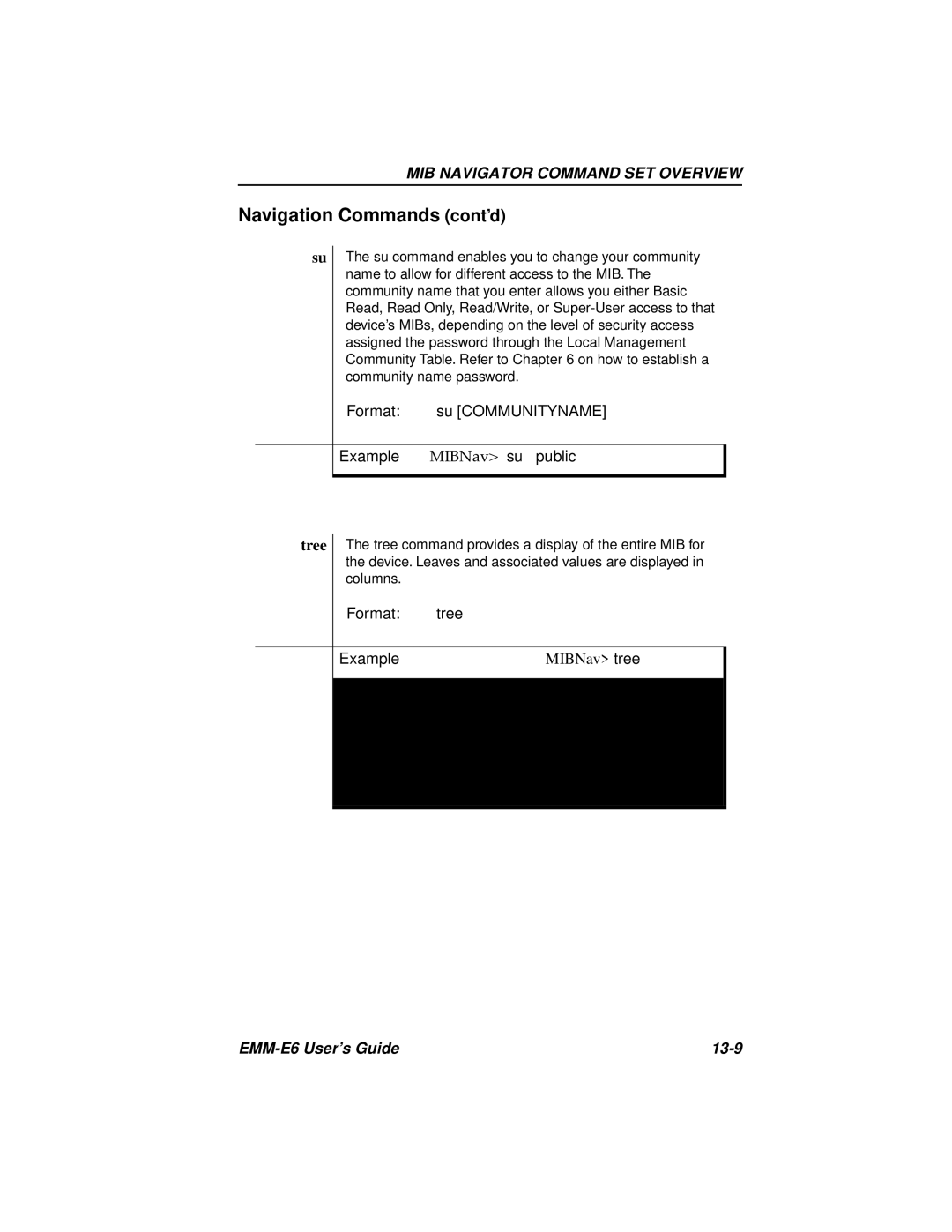 Cabletron Systems EMM-E6 Ethernet manual EMM-E6 User’s Guide 13-9 