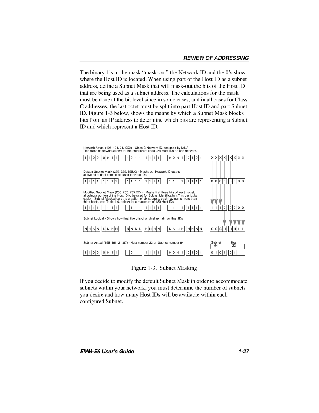 Cabletron Systems EMM-E6 Ethernet manual S H 