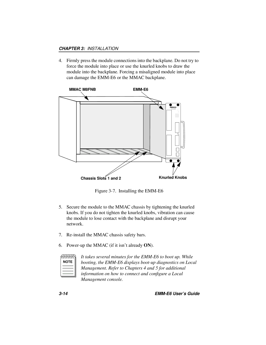 Cabletron Systems EMM-E6 Ethernet manual Mmac M8FNB EMM-E6 