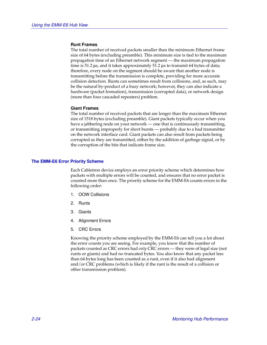 Cabletron Systems EMM-E6 manual 