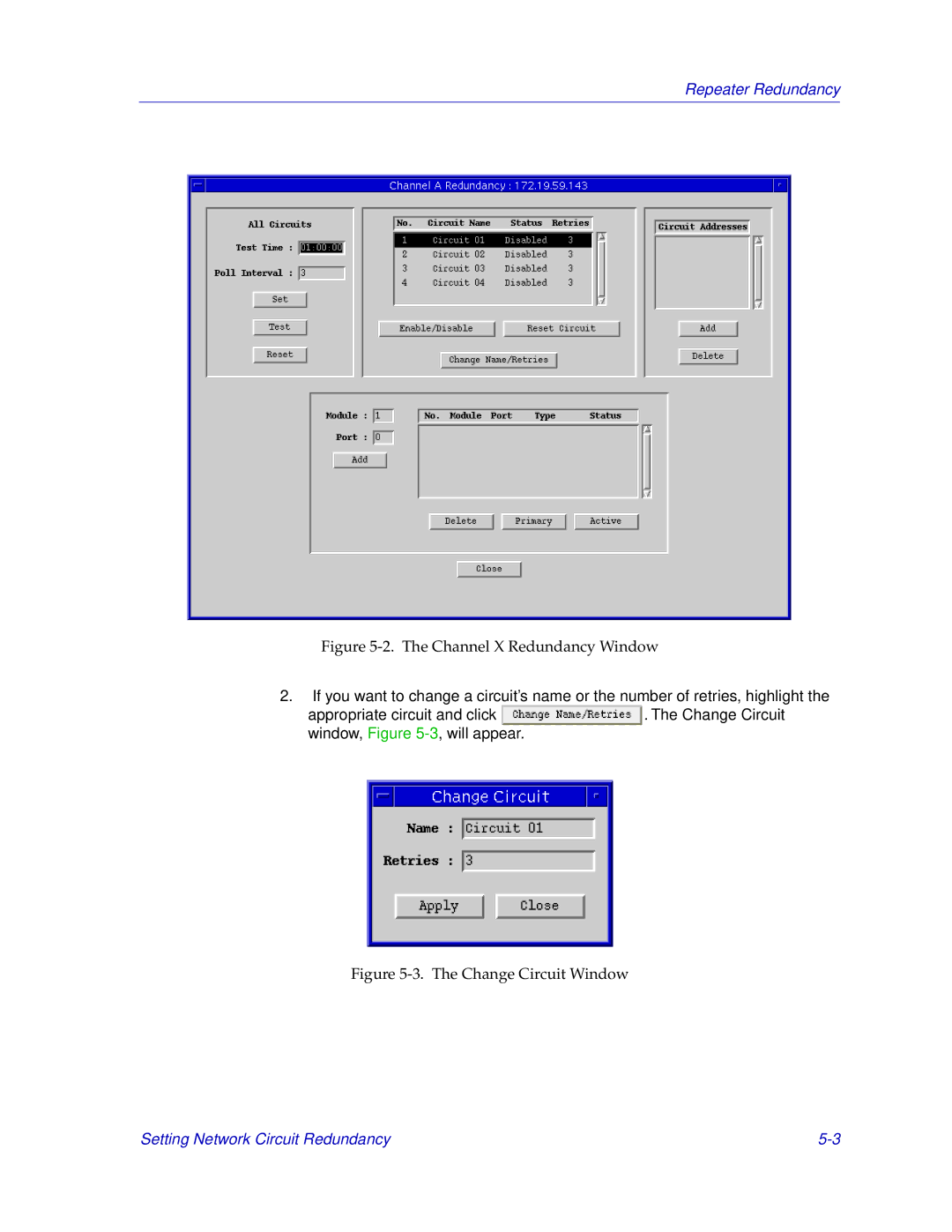 Cabletron Systems EMM-E6 manual Channel X Redundancy Window 