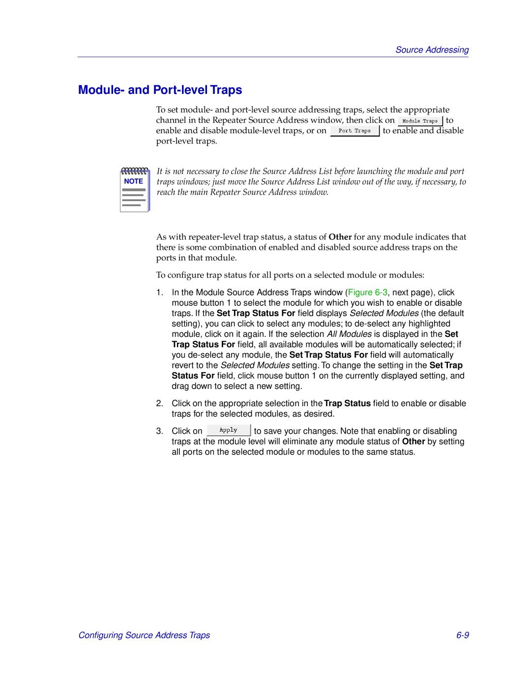 Cabletron Systems EMM-E6 manual Module- and Port-level Traps 