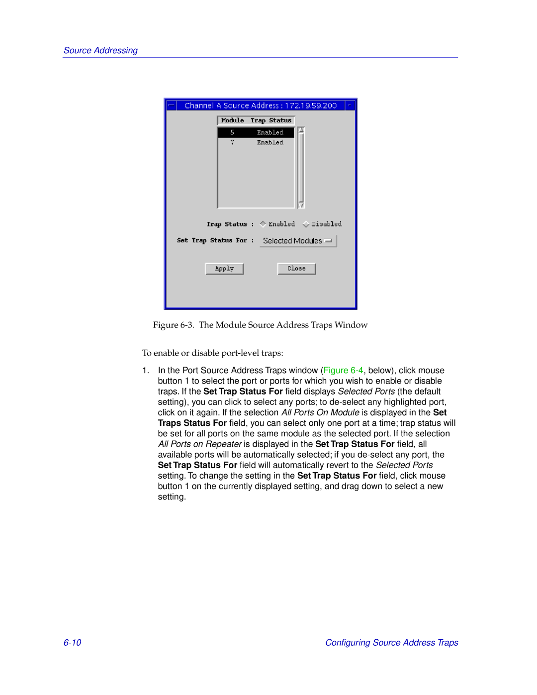 Cabletron Systems EMM-E6 manual Source Addressing 