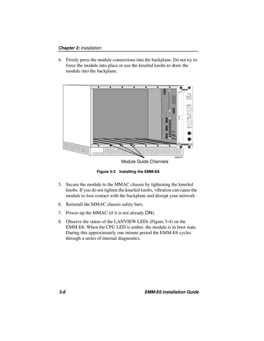 Cabletron Systems EMM-E6 manual Module Guide Channels 