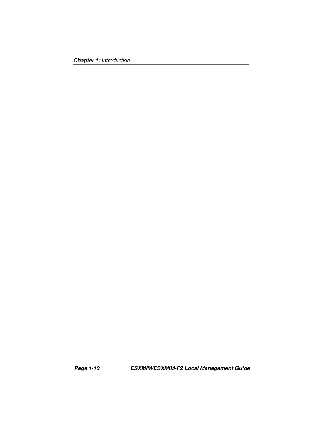 Cabletron Systems manual ESXMIM/ESXMIM-F2 Local Management Guide 