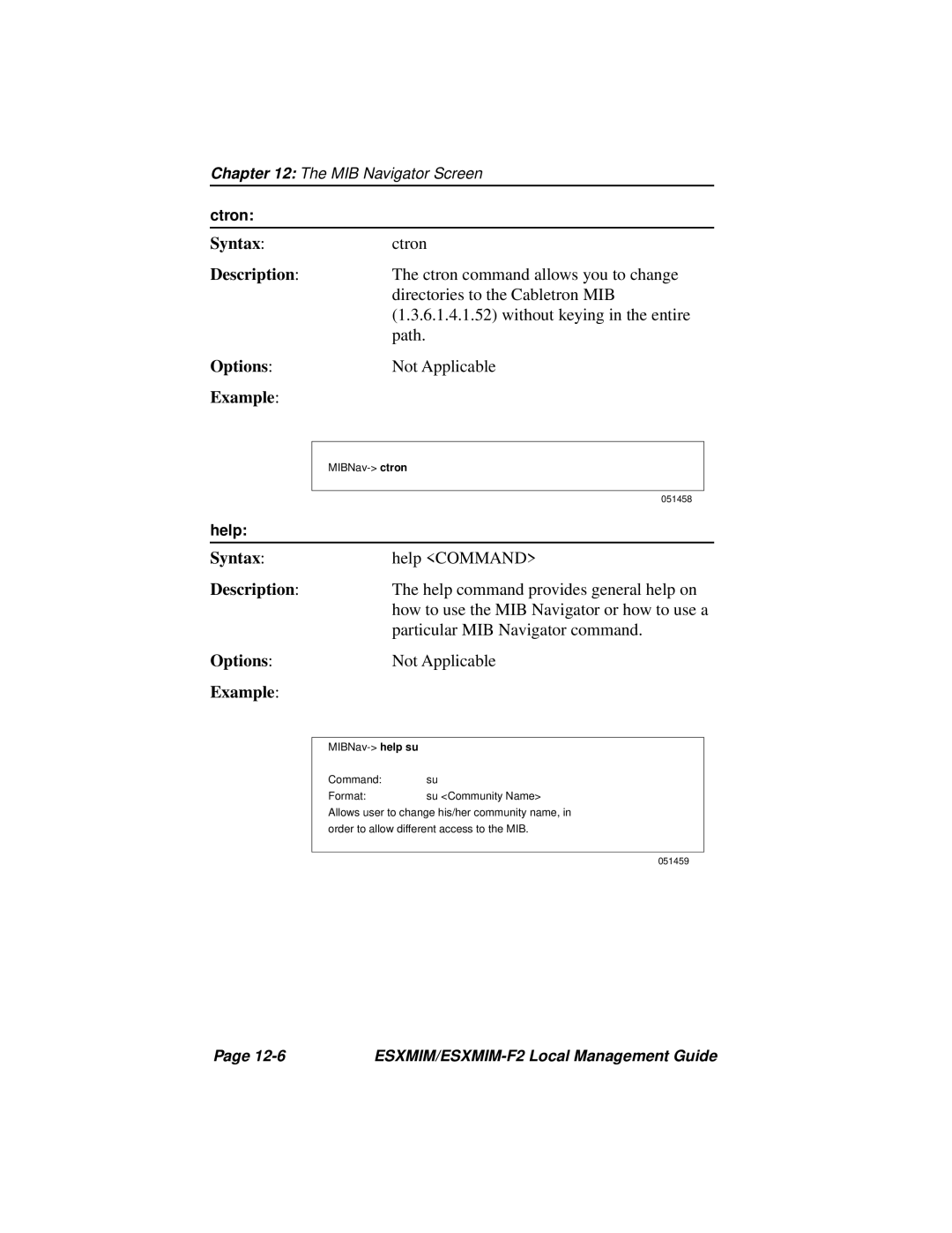 Cabletron Systems ESXMIM-F2 manual Ctron 