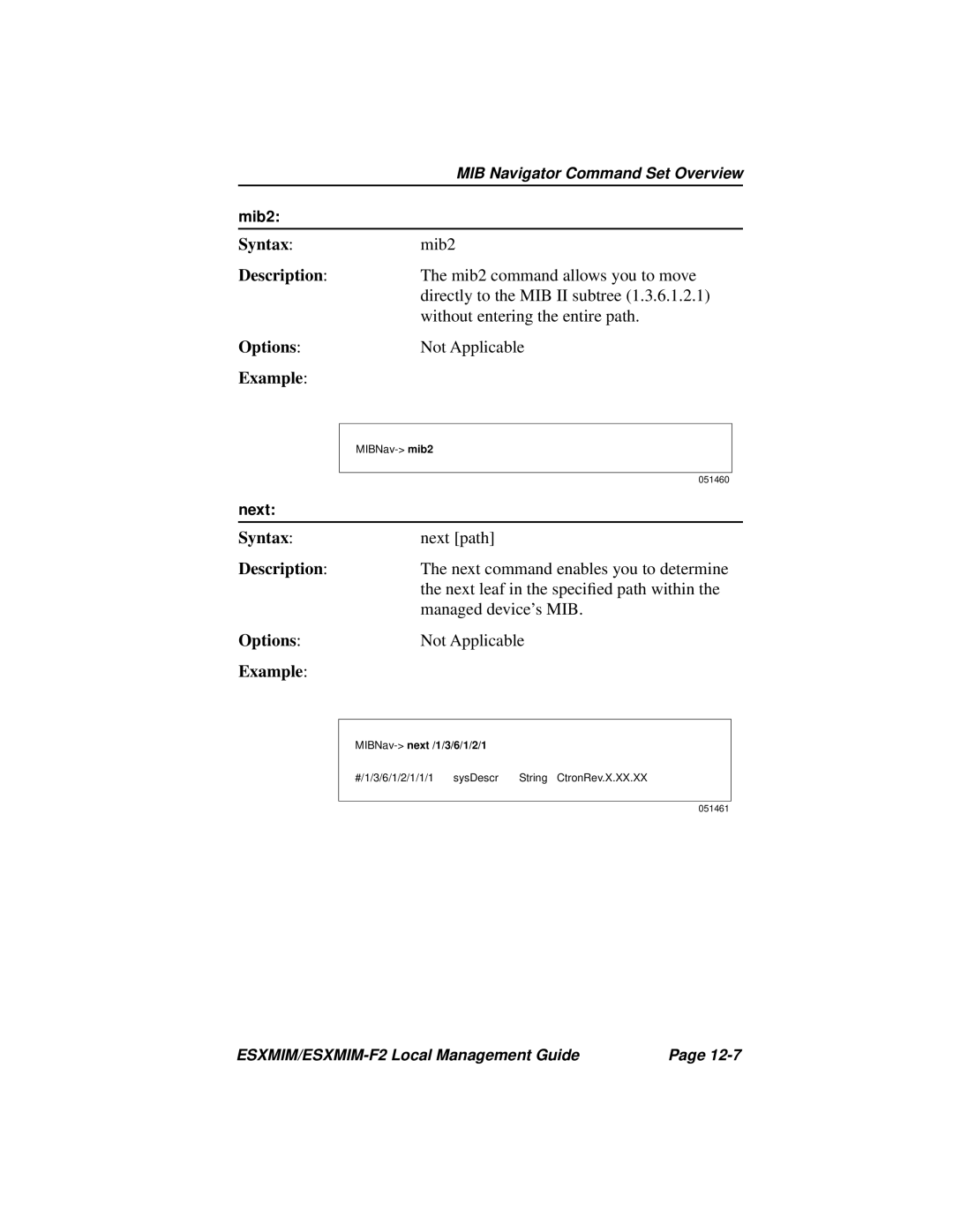 Cabletron Systems ESXMIM-F2 manual Mib2 