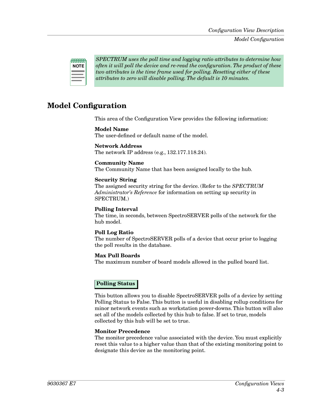 Cabletron Systems Ethernet Hubs manual Model Conﬁguration 