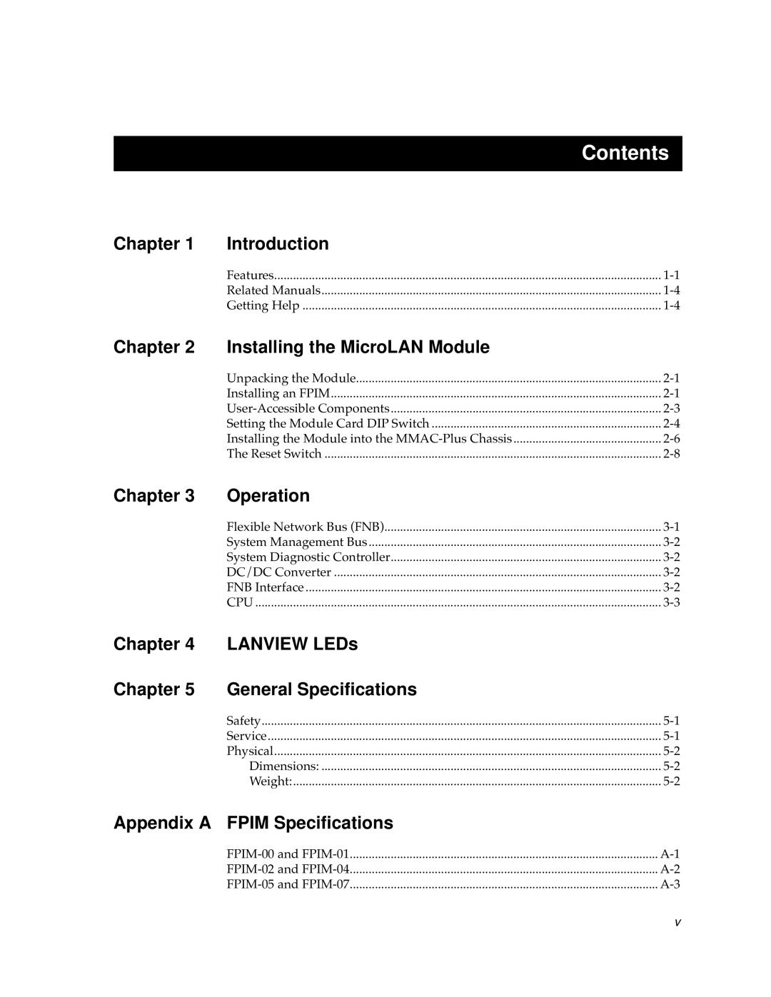 Cabletron Systems FDDI Repeater manual Contents 