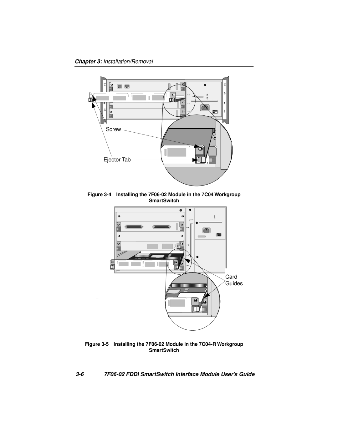 Cabletron Systems FDDI manual Screw 