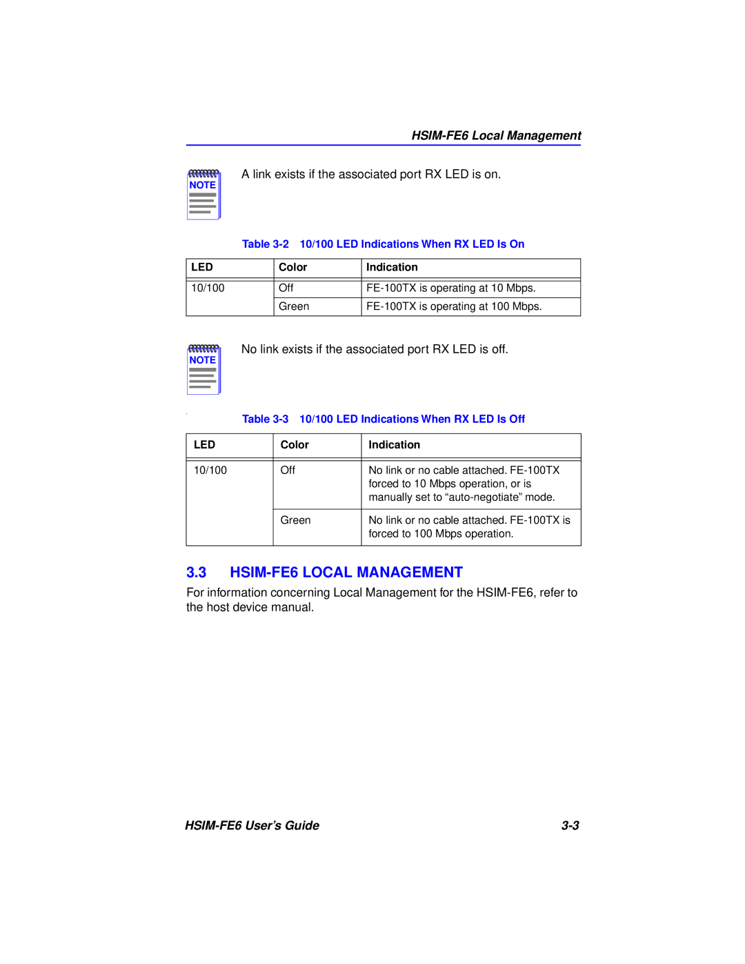 Cabletron Systems manual HSIM-FE6 Local Management 