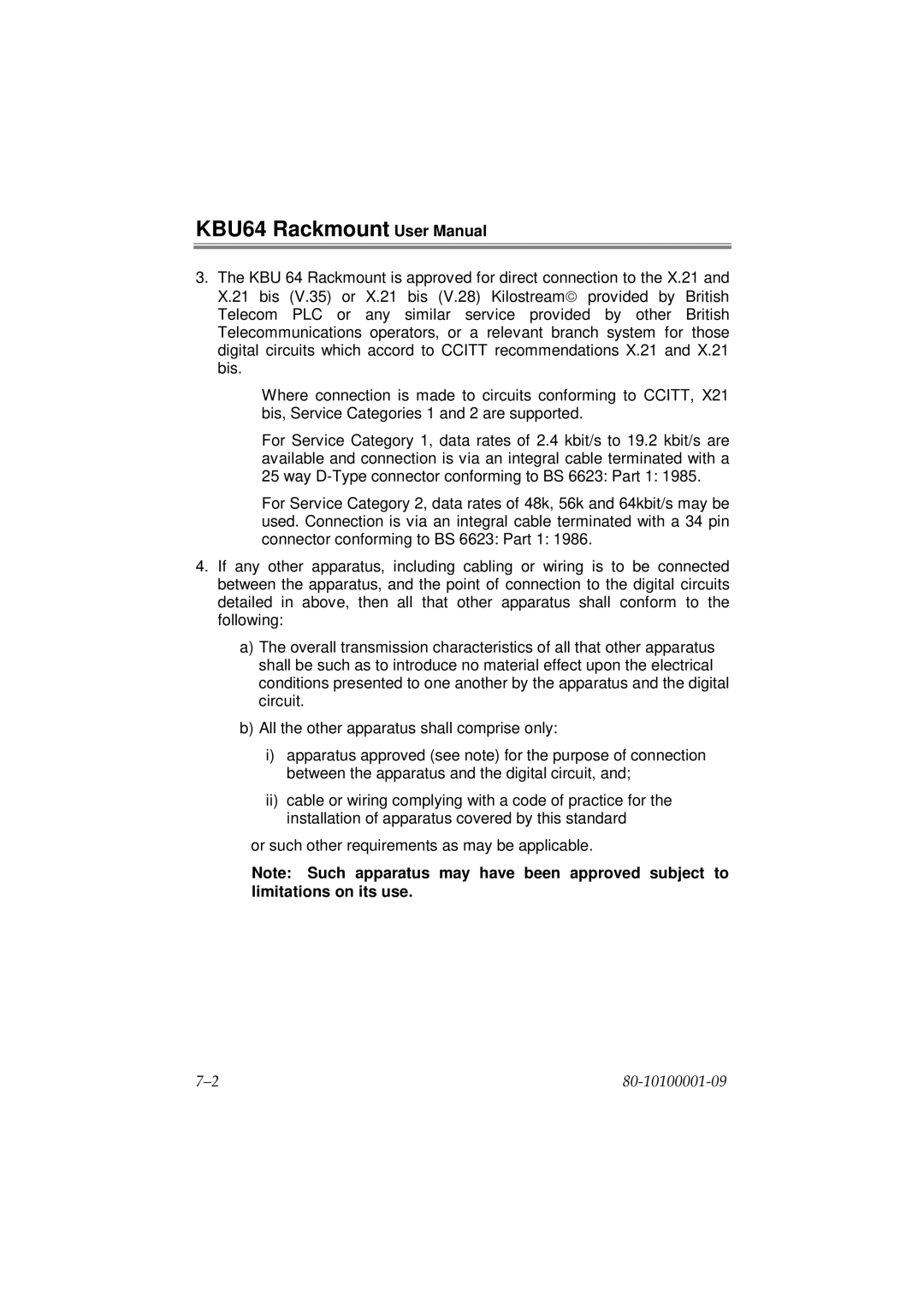 Cabletron Systems KBU64 Rackmount user manual 80-10100001-09 