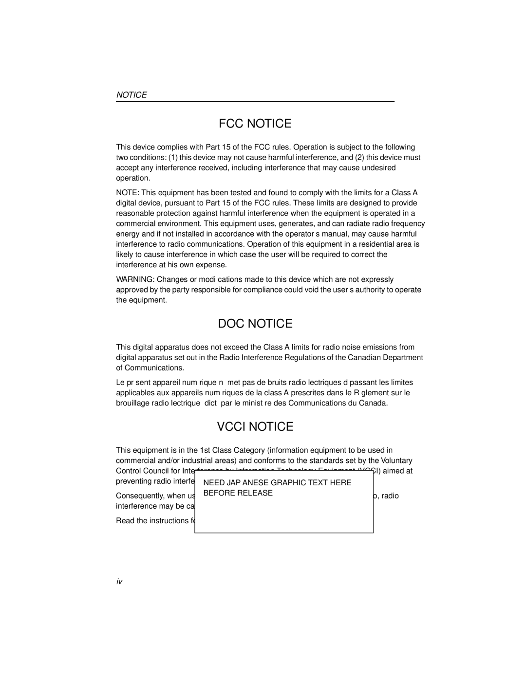 Cabletron Systems MICROMMAC-22T, 42T manual FCC Notice 