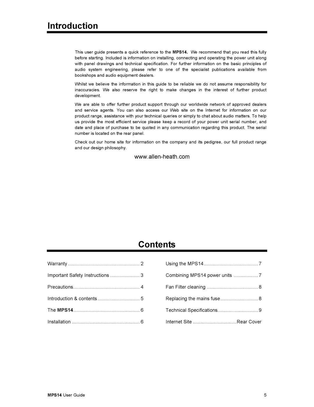 Cabletron Systems MPS14 manual Introduction, Contents 