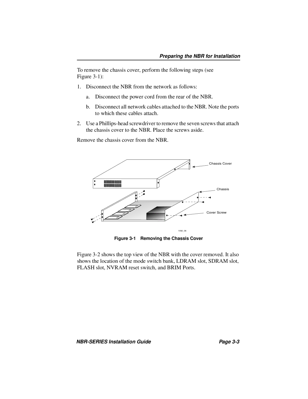 Cabletron Systems NBR-620, NBR-420, NBR-220 manual Preparing the NBR for Installation 