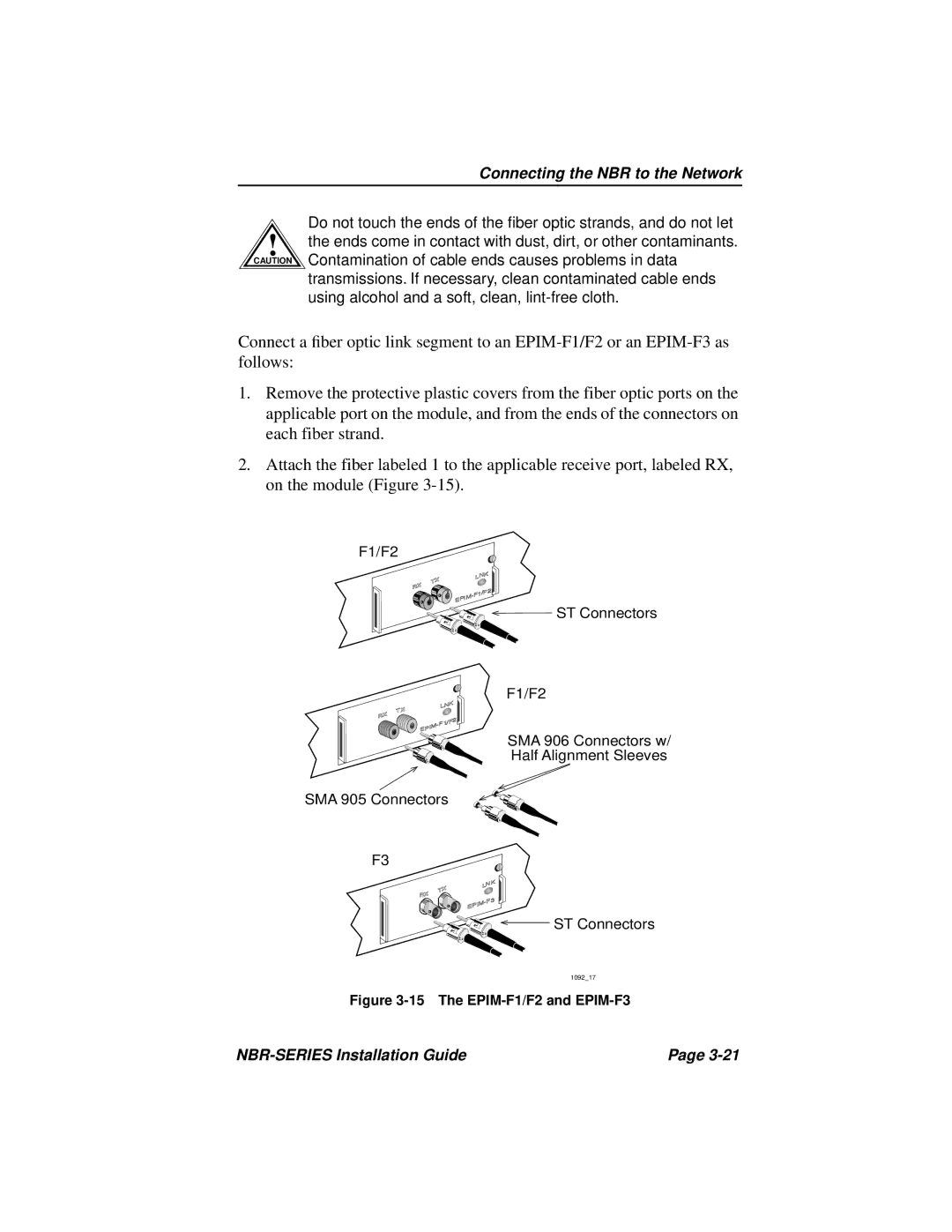 Cabletron Systems NBR-620, NBR-420, NBR-220 manual The EPIM-F1/F2 and EPIM-F3 