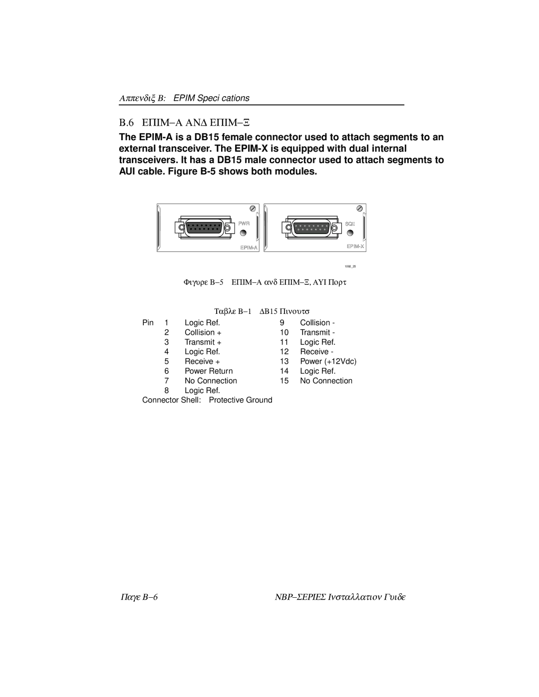 Cabletron Systems NBR-620, NBR-420, NBR-220 manual EPIM-A and EPIM-X 