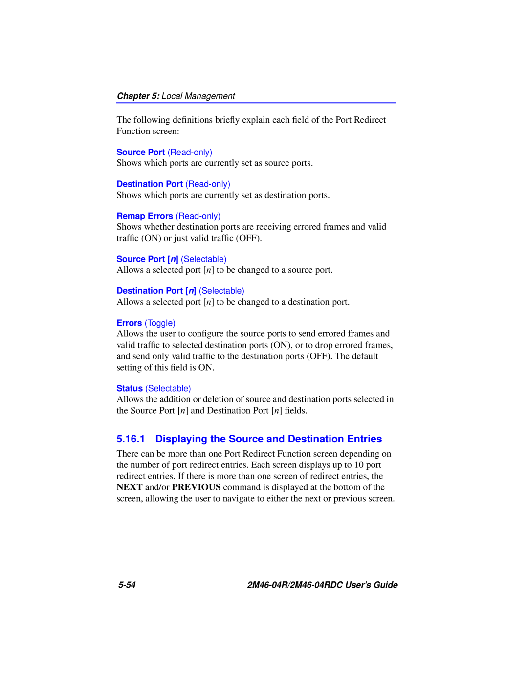 Cabletron Systems pmn manual Displaying the Source and Destination Entries 