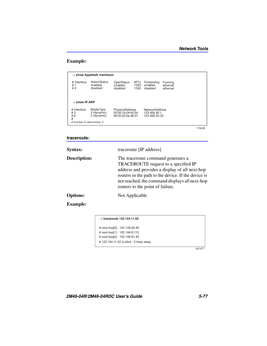 Cabletron Systems pmn manual Traceroute IP address 