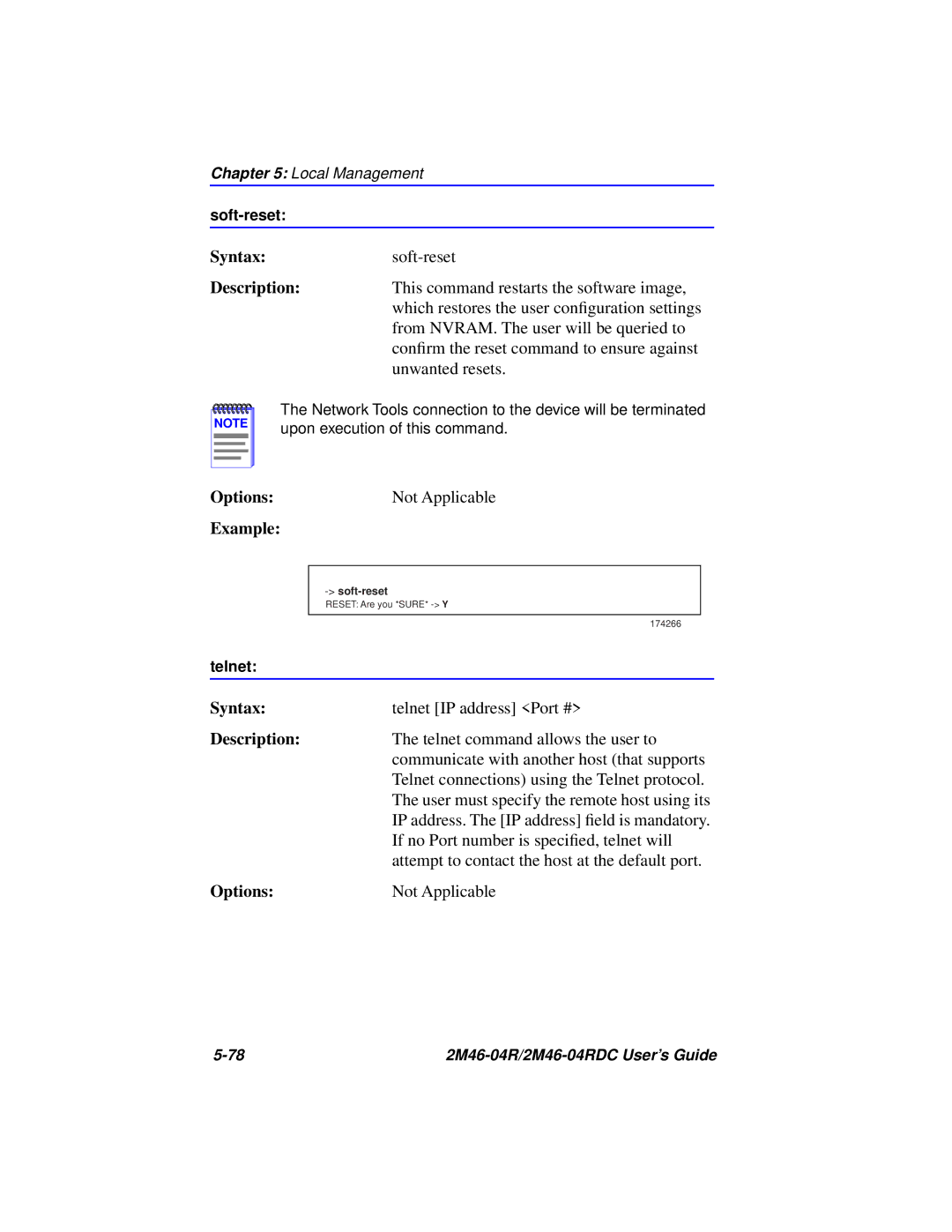 Cabletron Systems pmn manual Telnet IP address Port # 