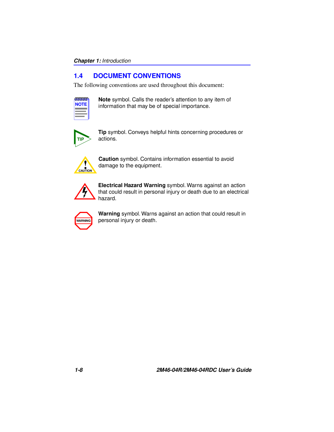 Cabletron Systems pmn manual Document Conventions, Following conventions are used throughout this document 