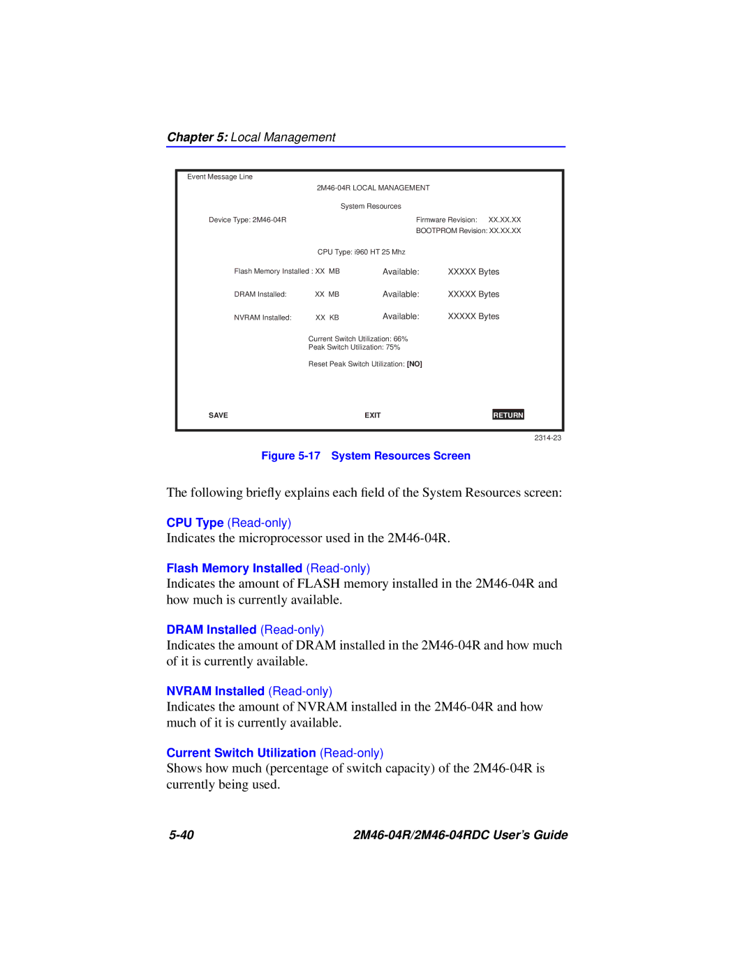 Cabletron Systems pmn manual Indicates the microprocessor used in the 2M46-04R 