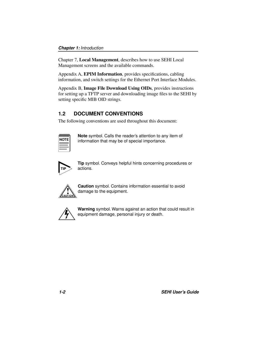Cabletron Systems SEHI-22FL manual Document Conventions 