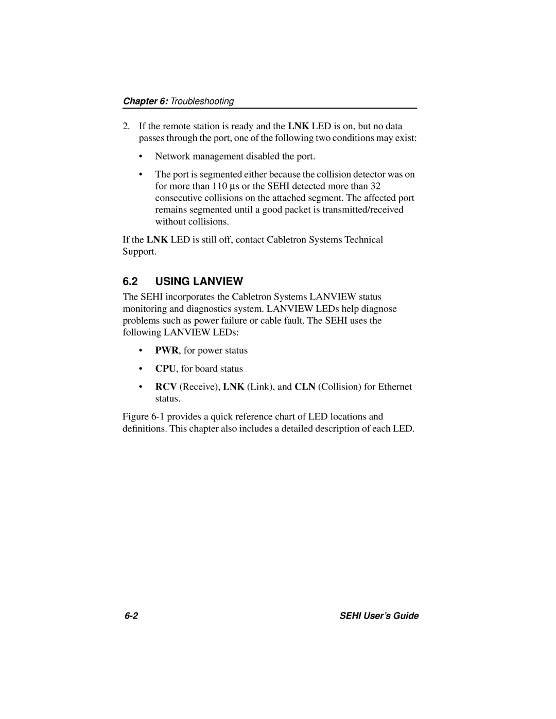 Cabletron Systems SEHI-22FL manual Using Lanview 