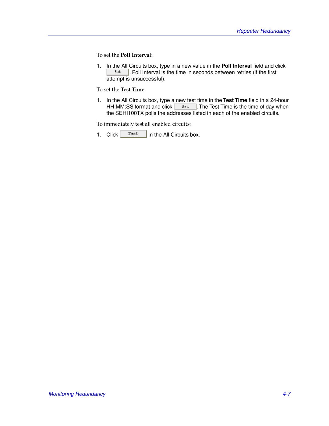 Cabletron Systems SEHI100TX-22 manual To set the Poll Interval 