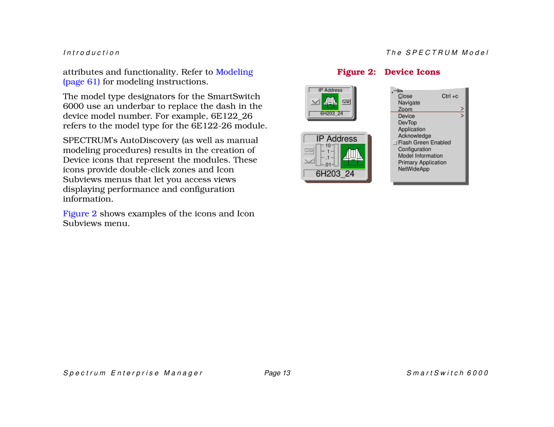 Cabletron Systems SM-CSI1076, 1088, 1082 manual Device Icons 