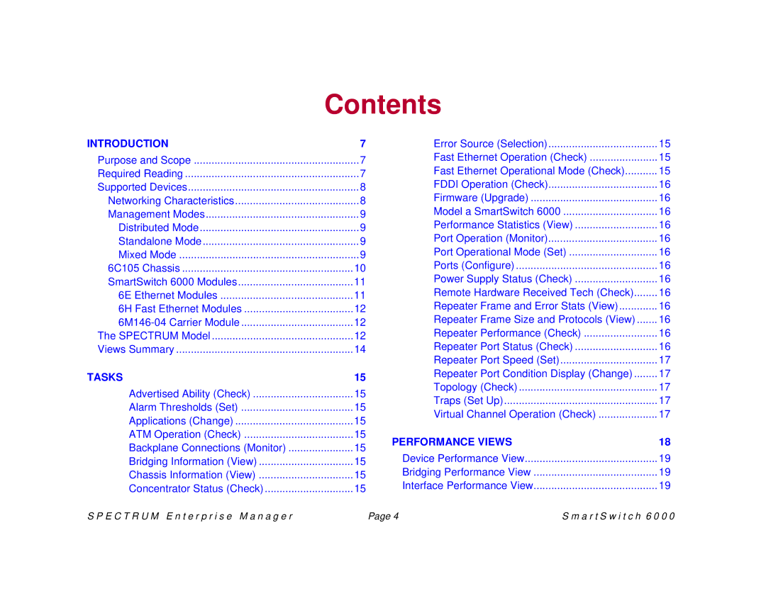 Cabletron Systems SM-CSI1076, 1088, 1082 manual Contents 