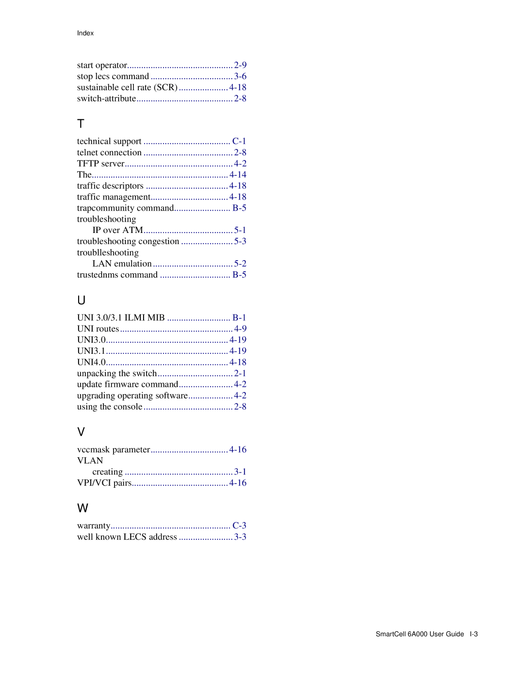 Cabletron Systems SmartCell 6A000 manual Vlan 