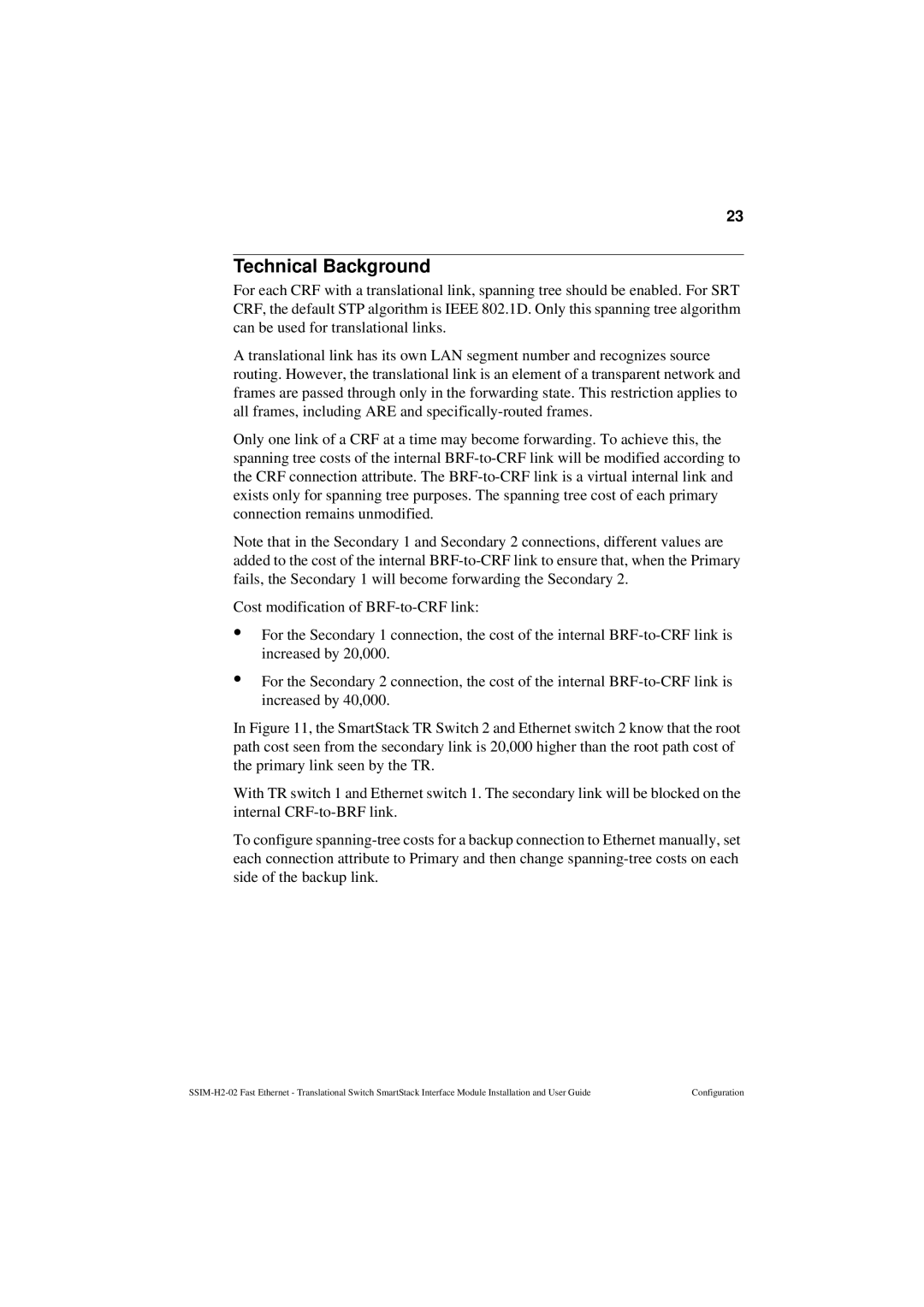 Cabletron Systems SSIM-H2-02 manual Technical Background 