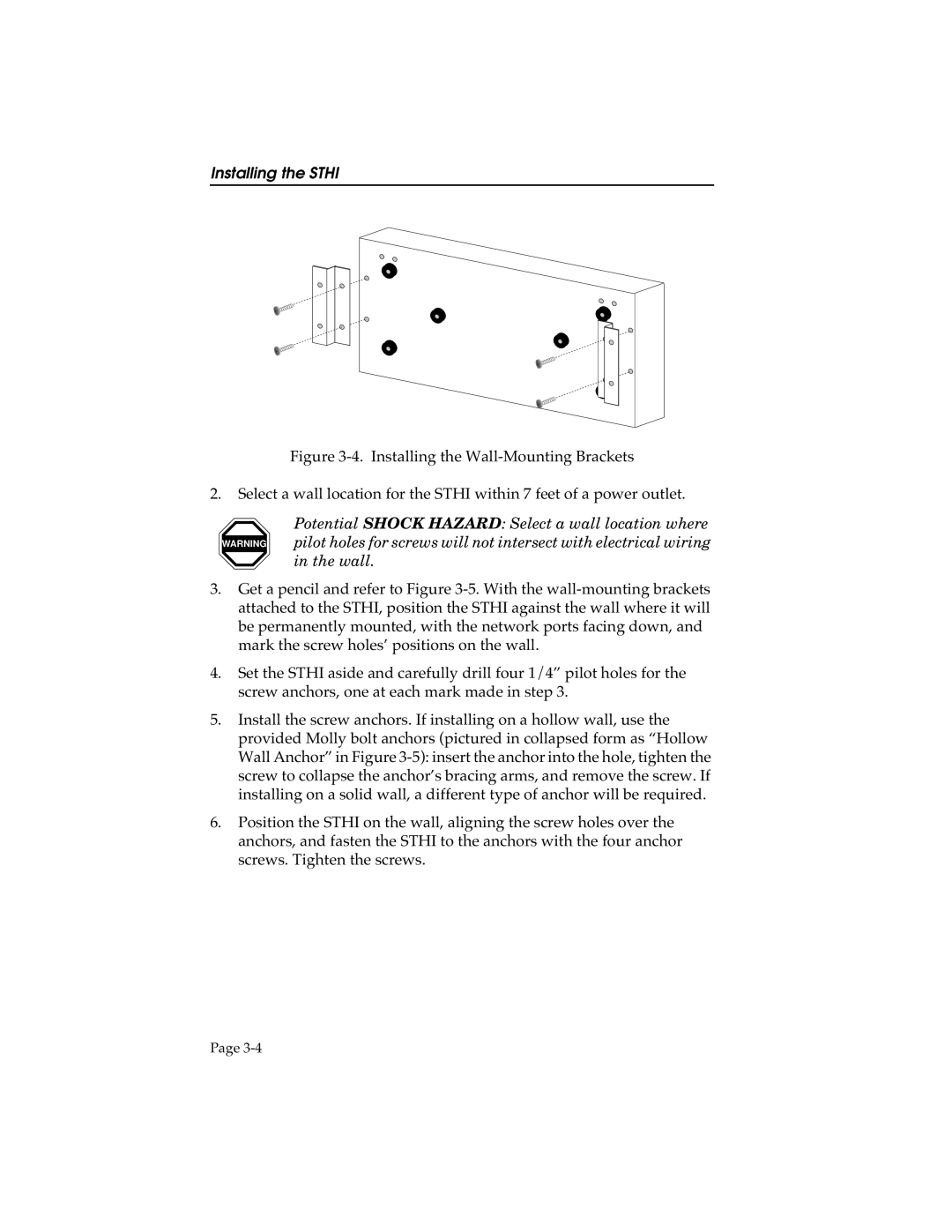 Cabletron Systems STHI manual Installing the Sthi 