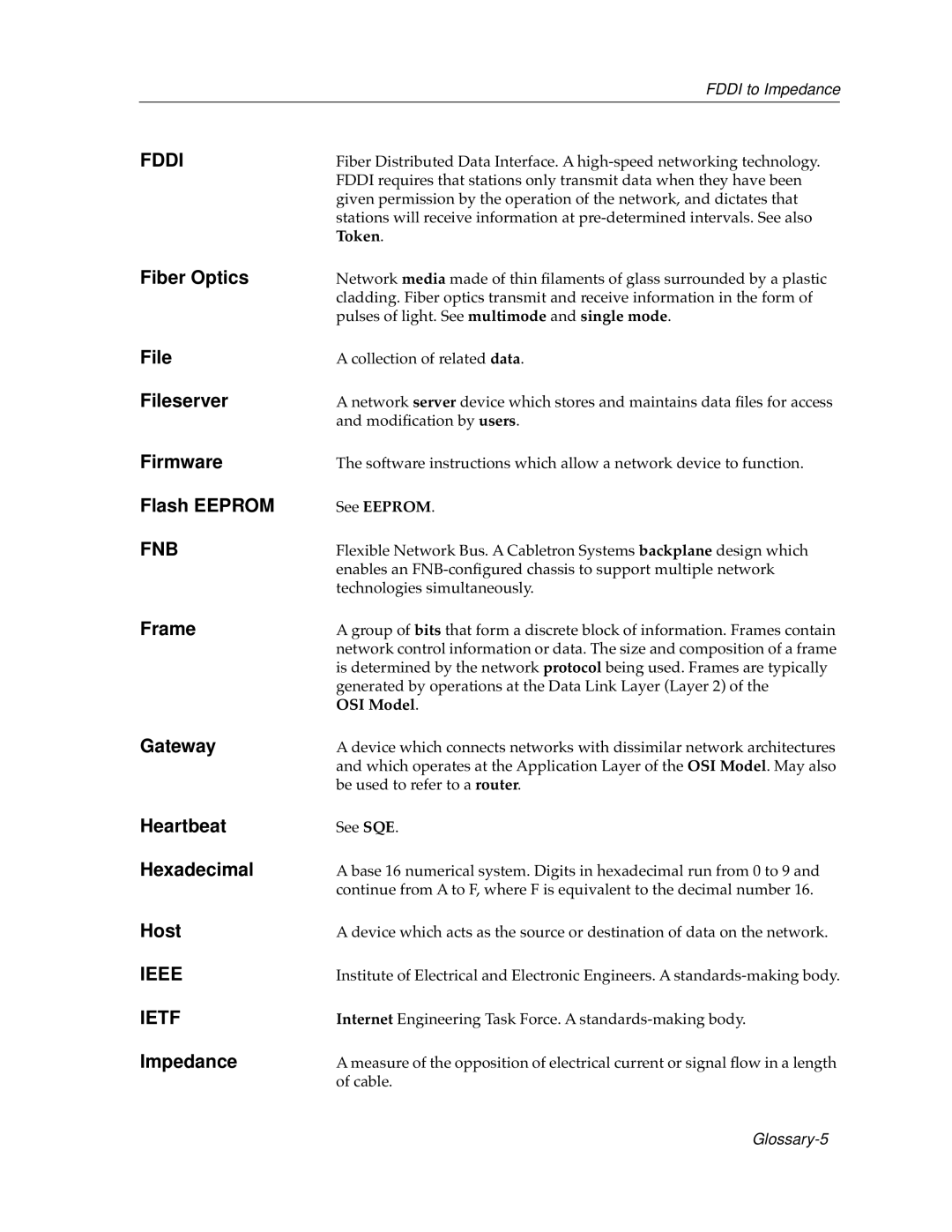 Cabletron Systems bridges, switches manual Fddi, Fnb, Ieee, Ietf 