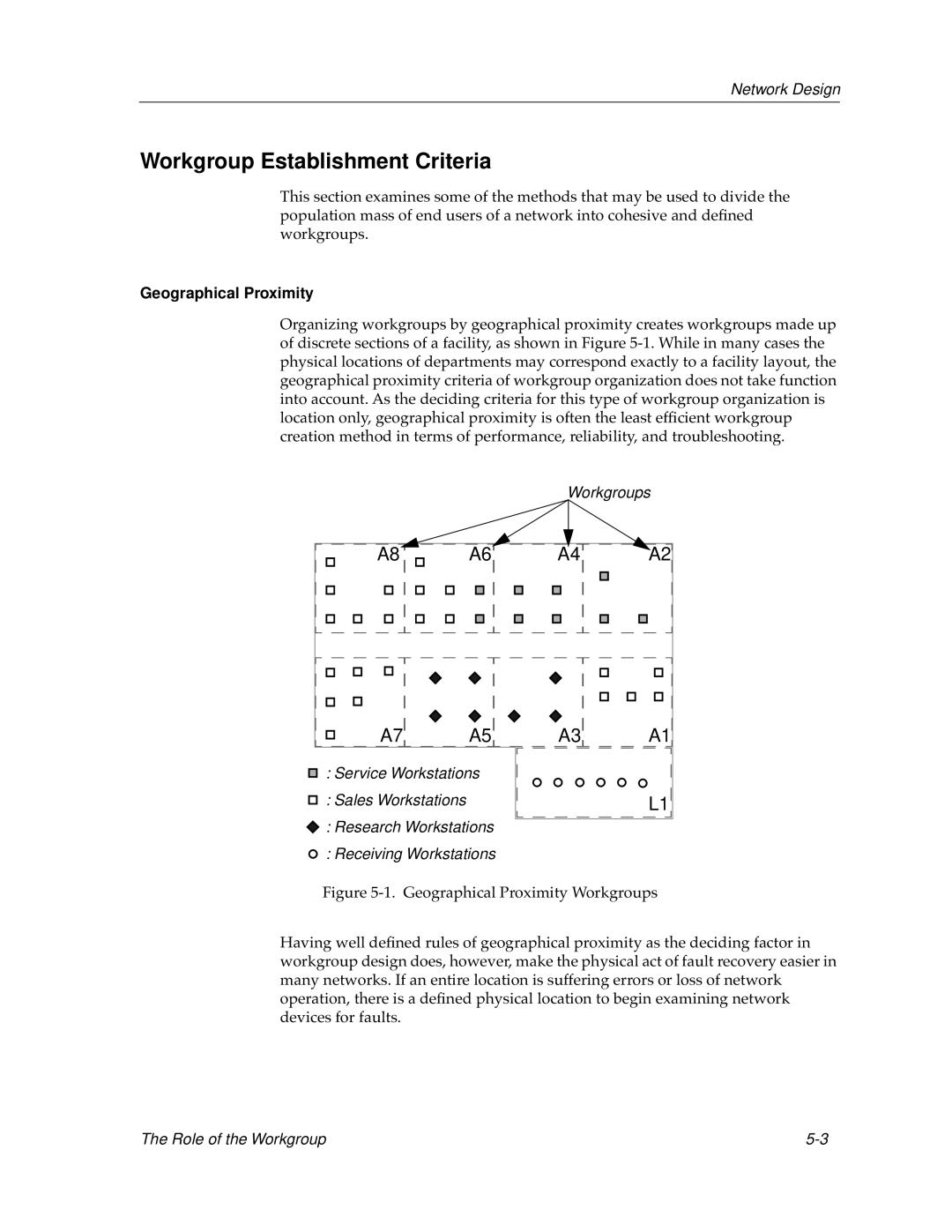 Cabletron Systems bridges, switches manual Workgroup Establishment Criteria, Geographical Proximity 