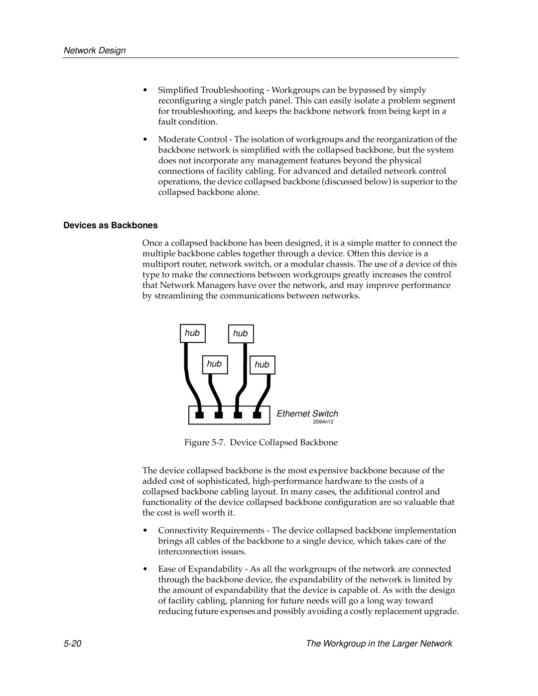 Cabletron Systems switches, bridges manual Devices as Backbones 