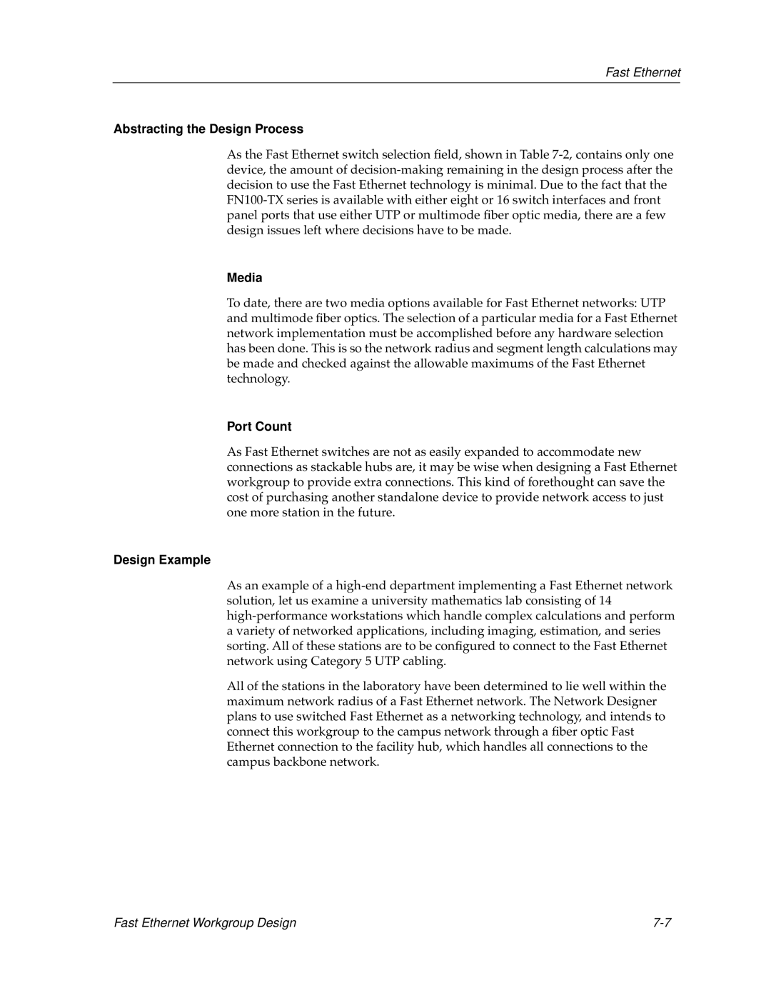 Cabletron Systems bridges, switches manual Abstracting the Design Process 