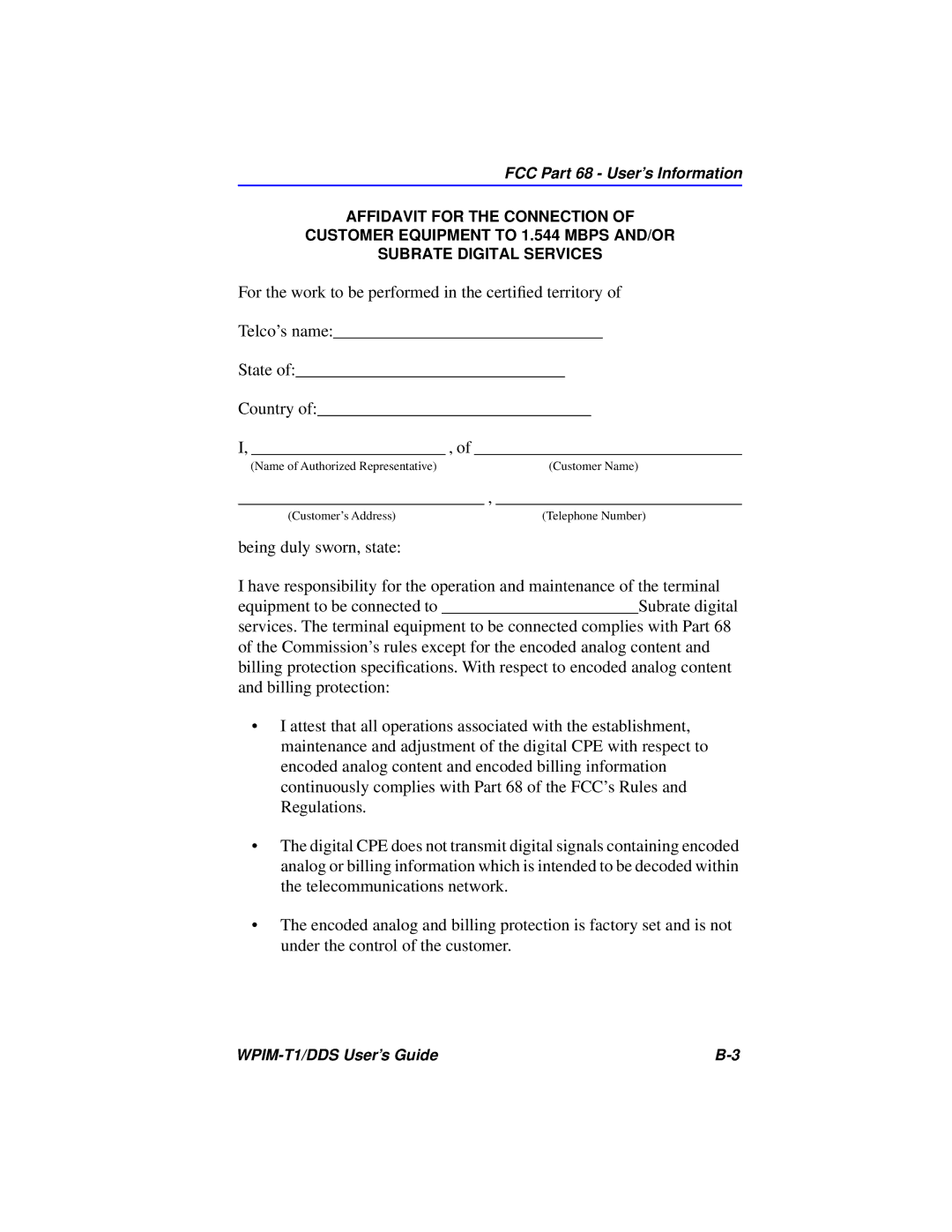 Cabletron Systems T1 manual Being duly sworn, state 