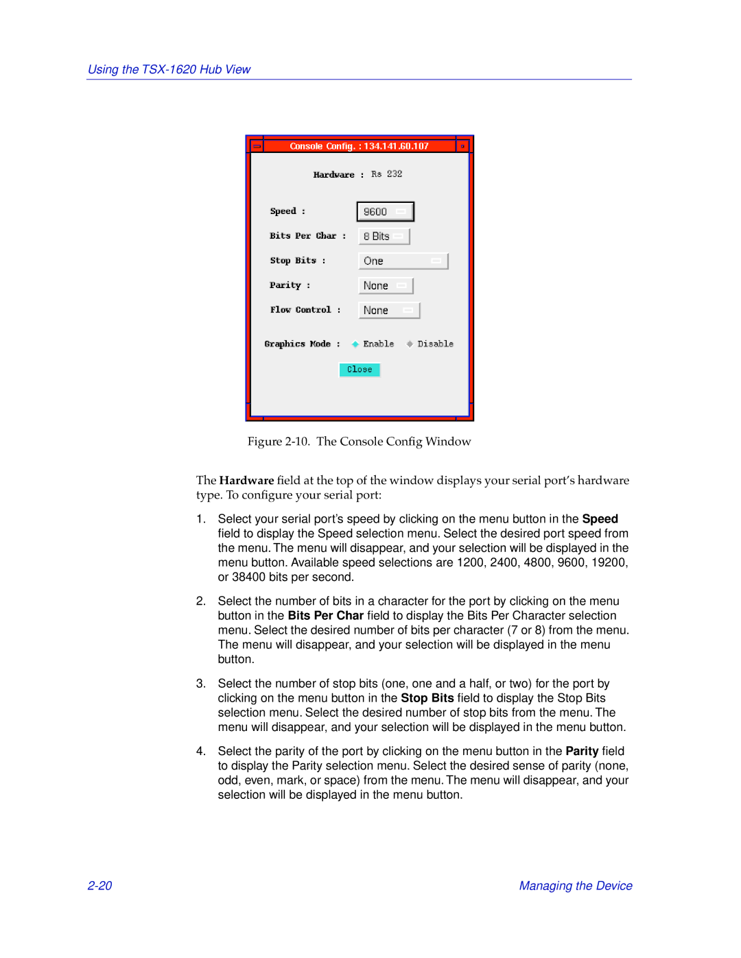 Cabletron Systems manual Using the TSX-1620 Hub View 