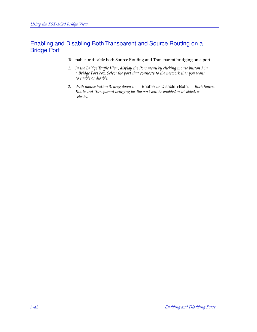 Cabletron Systems manual Using the TSX-1620 Bridge View 