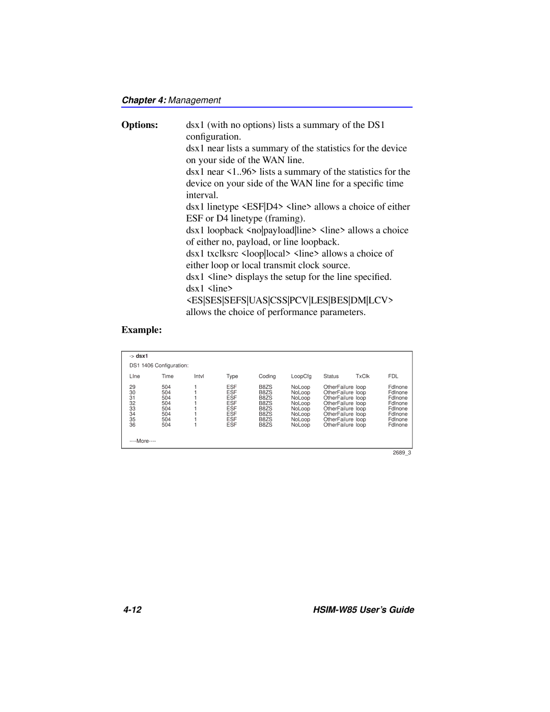 Cabletron Systems W85 manual Dsx1 