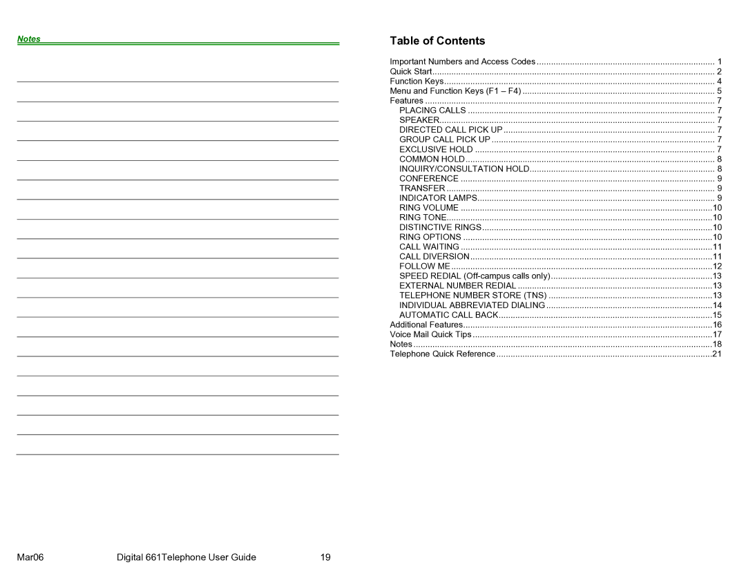 Cadence Mar06 manual Table of Contents 