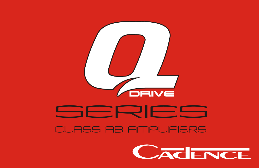Cadence Q DRIVE SERIES manual 