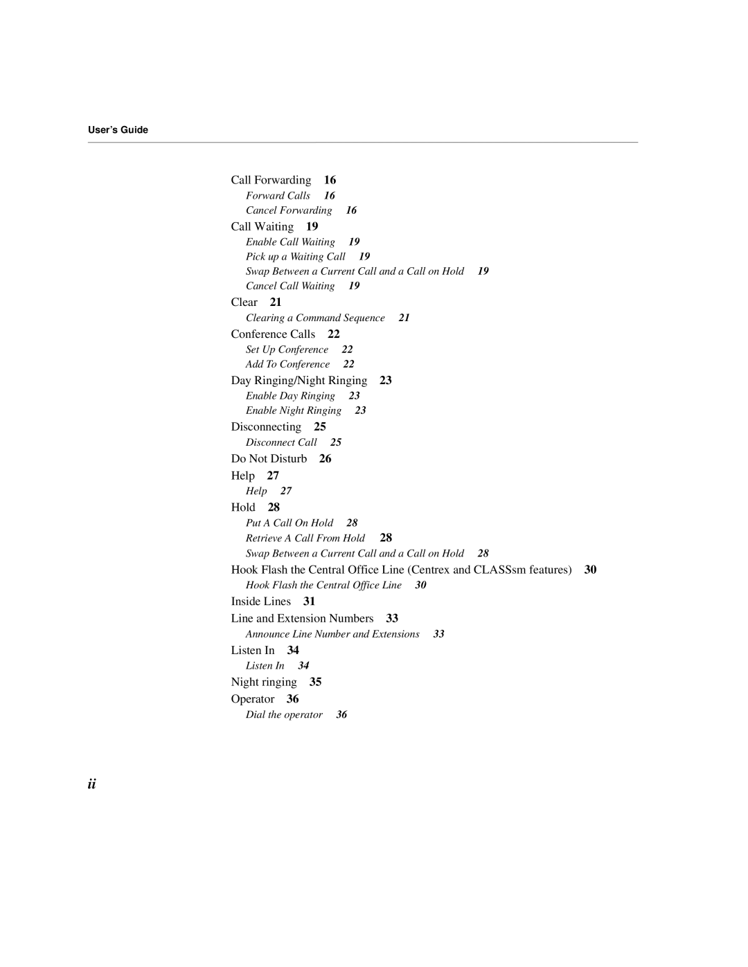 Cadence Telephony manual Call Forwarding 