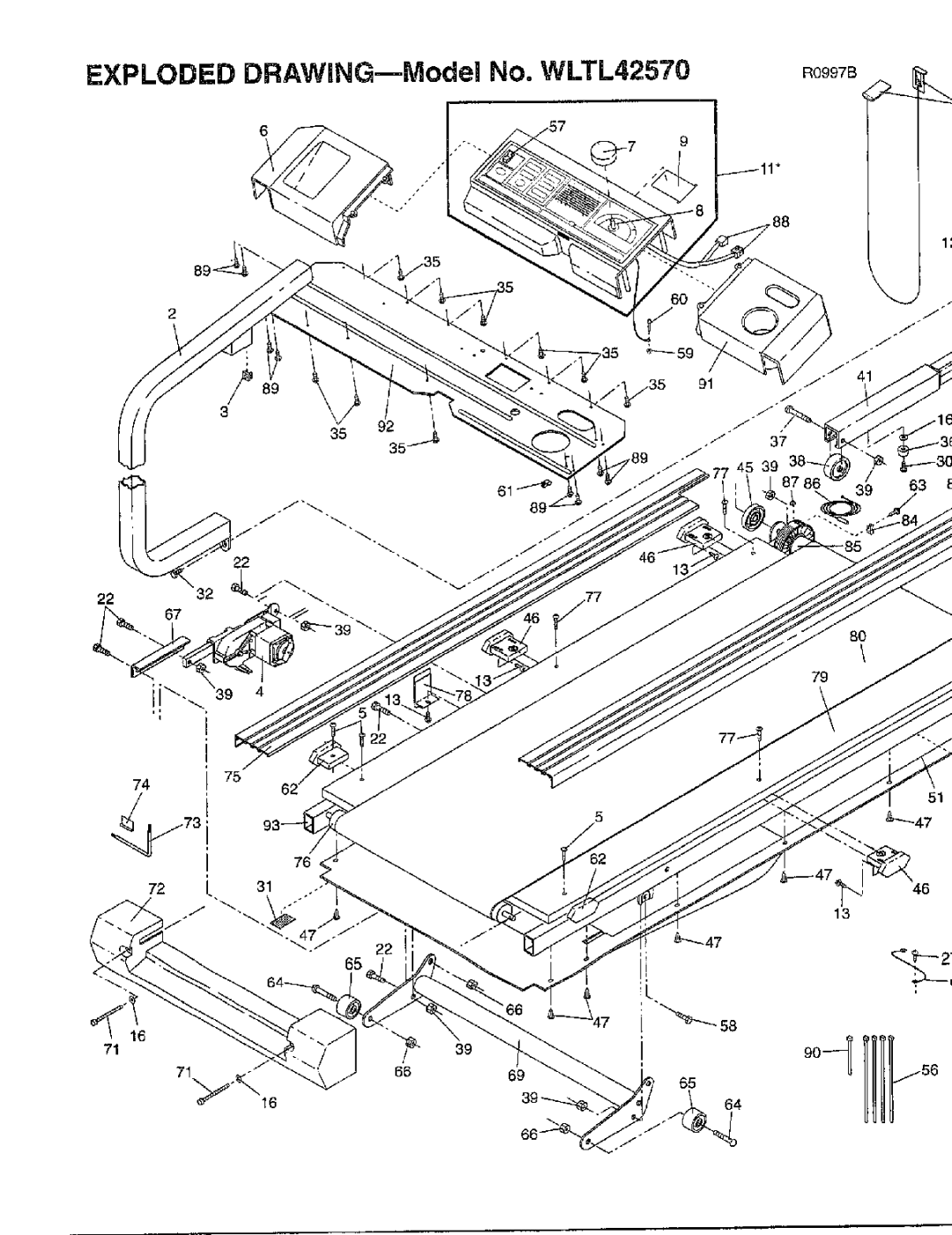 Cadence user manual Exploded DRAWiNG--Model No. WLTL42570 