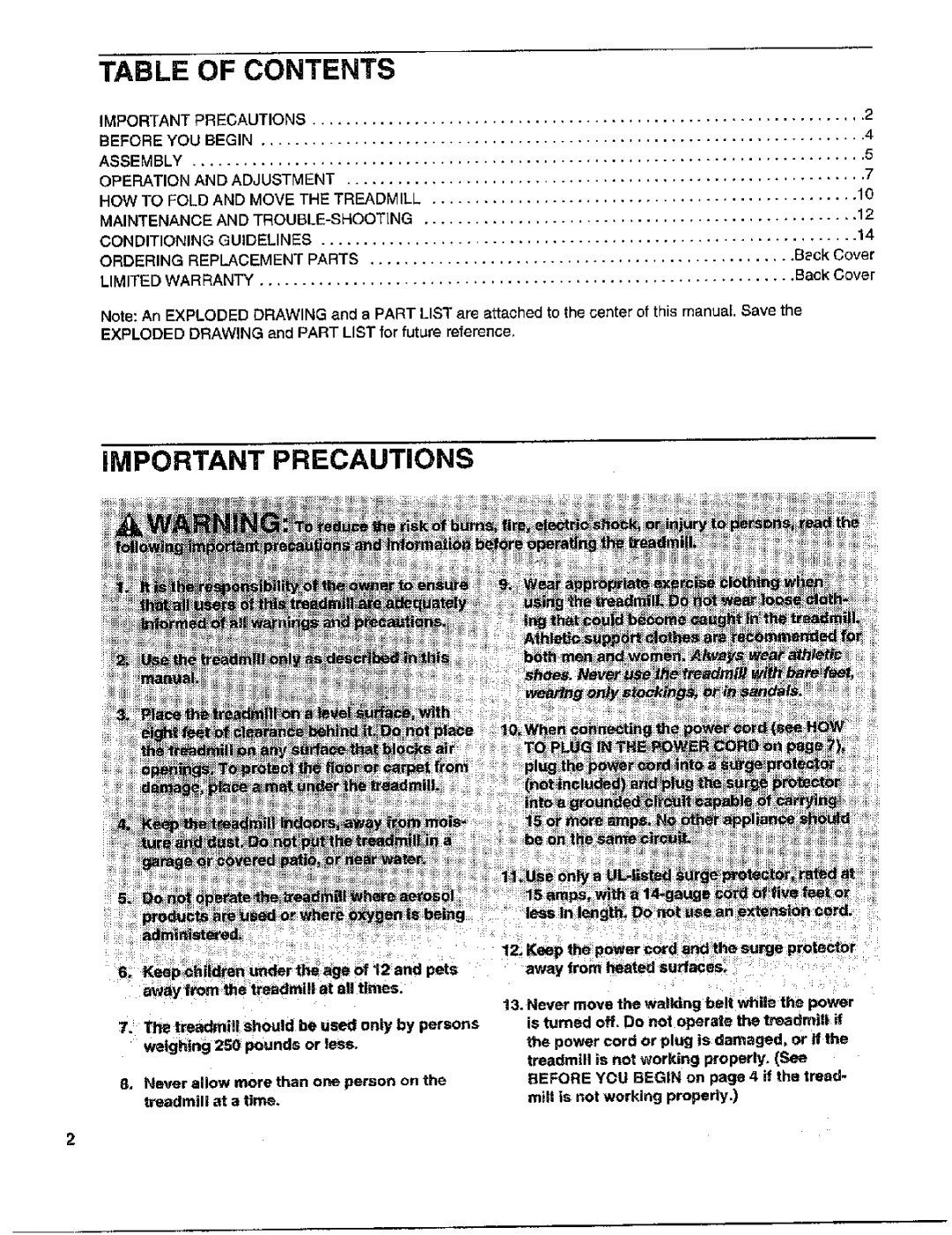 Cadence WLTL42570 user manual Table of Contents 